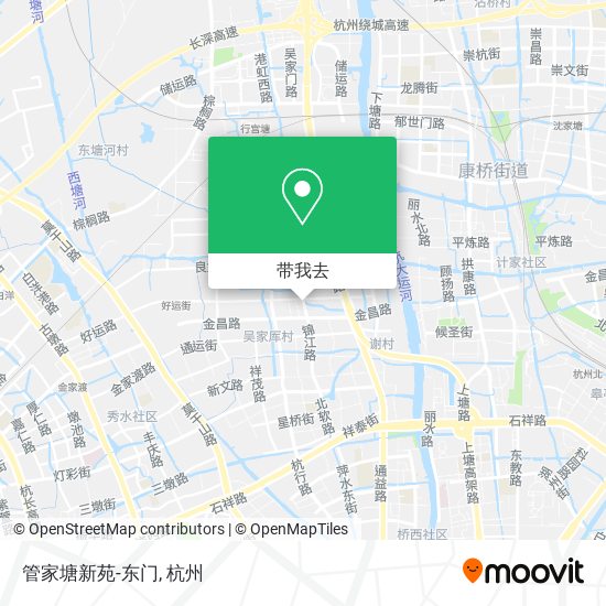 管家塘新苑-东门地图