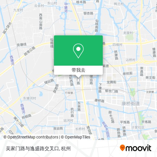 吴家门路与逸盛路交叉口地图