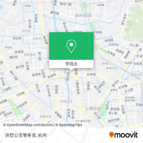 拱墅公安警务室地图