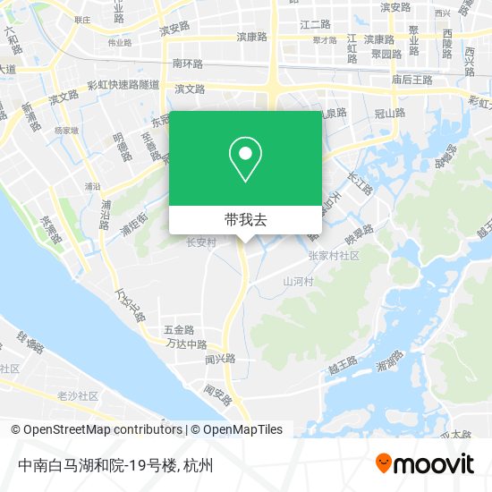 中南白马湖和院-19号楼地图