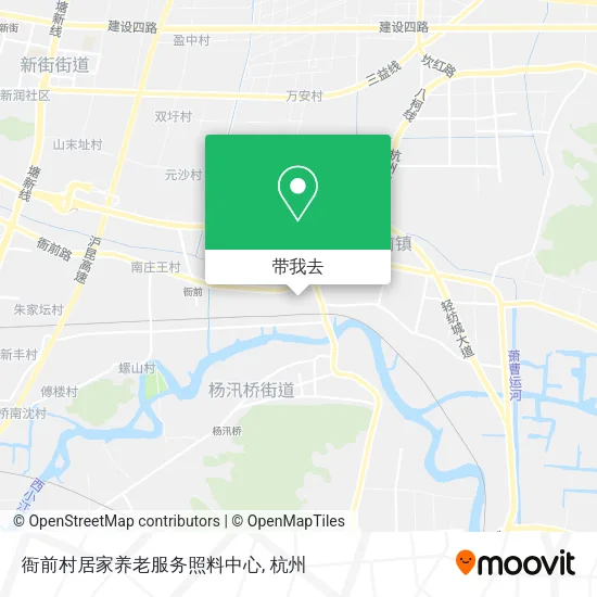 衙前村居家养老服务照料中心地图