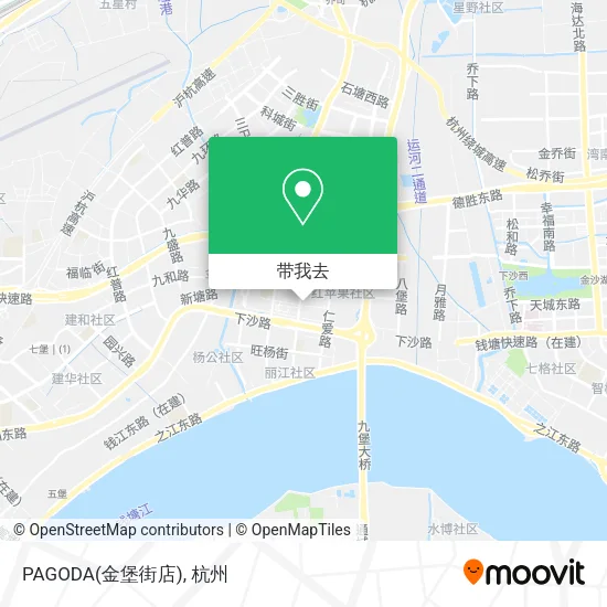 PAGODA(金堡街店)地图