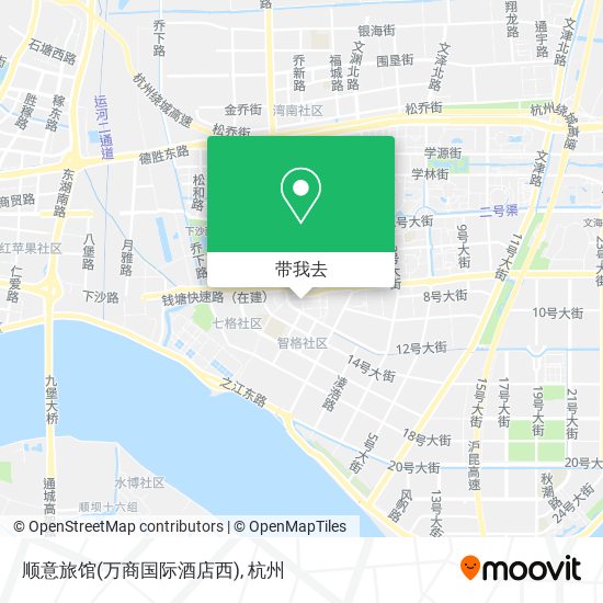 顺意旅馆(万商国际酒店西)地图
