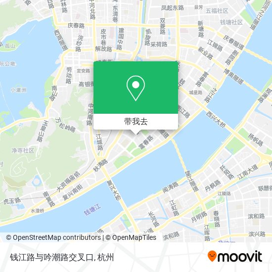 钱江路与吟潮路交叉口地图