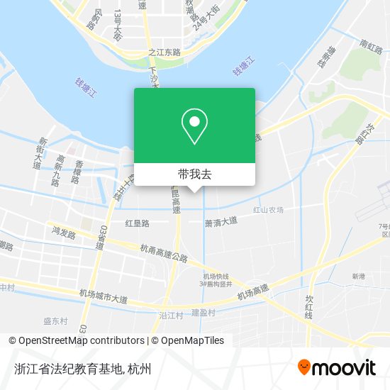 浙江省法纪教育基地地图
