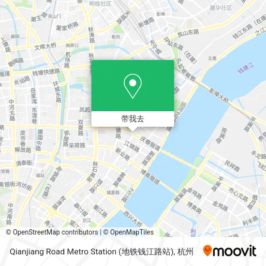 Qianjiang Road Metro Station (地铁钱江路站)地图