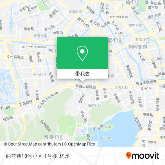 曲菏巷18号小区-1号楼地图