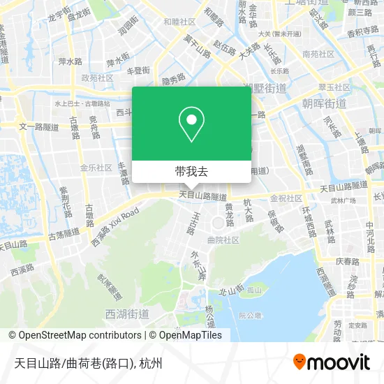 天目山路/曲荷巷(路口)地图