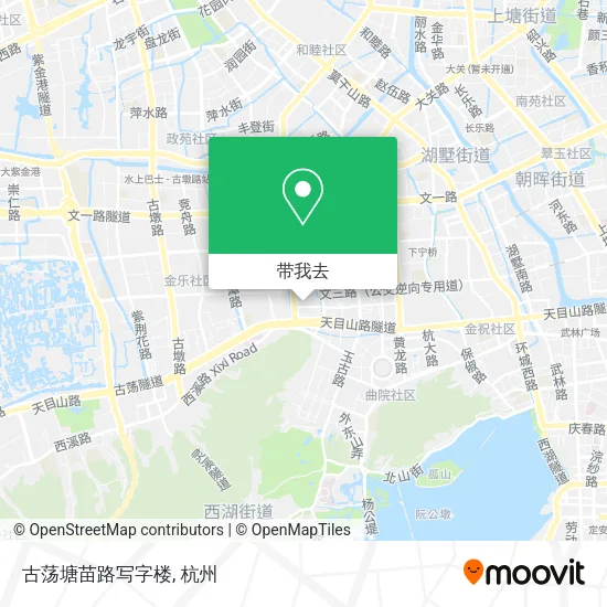 古荡塘苗路写字楼地图
