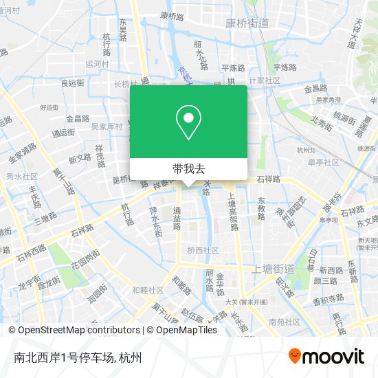 南北西岸1号停车场地图