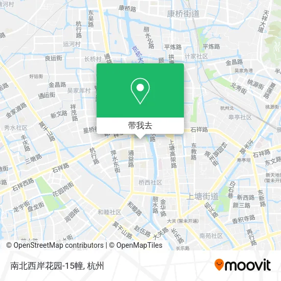 南北西岸花园-15幢地图