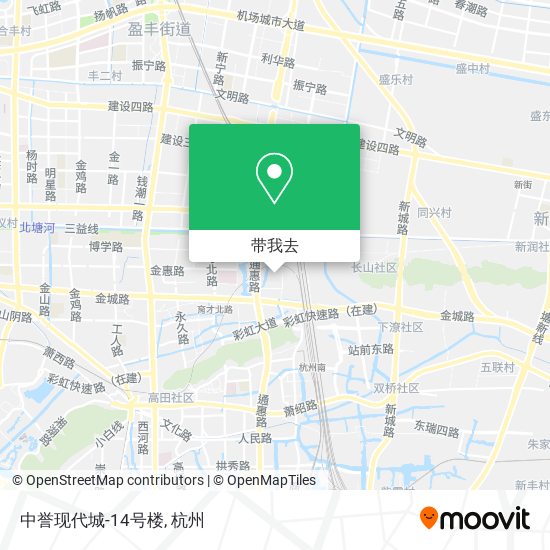 中誉现代城-14号楼地图