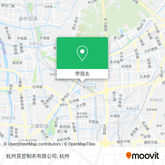 杭州昊翌制衣有限公司地图