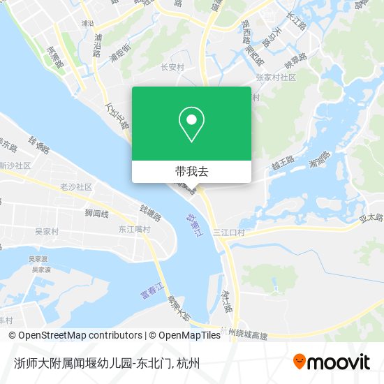 浙师大附属闻堰幼儿园-东北门地图
