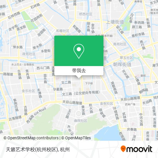 天籁艺术学校(杭州校区)地图