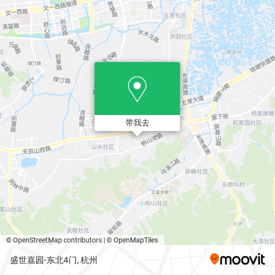 盛世嘉园-东北4门地图