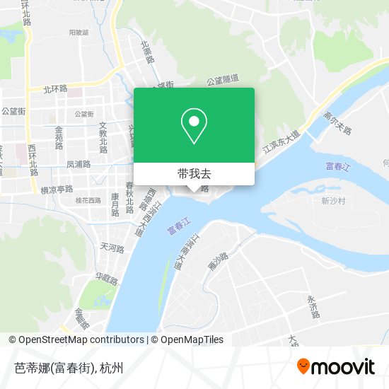 芭蒂娜(富春街)地图