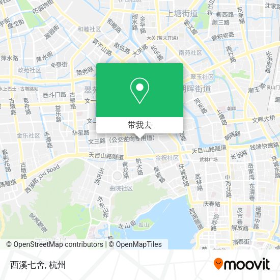 西溪七舍地图