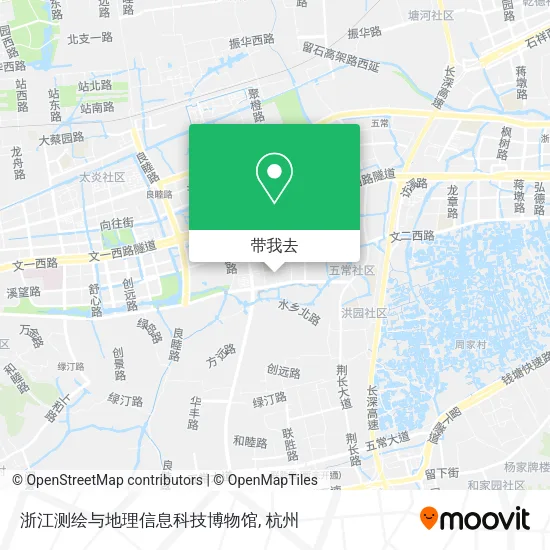浙江测绘与地理信息科技博物馆地图