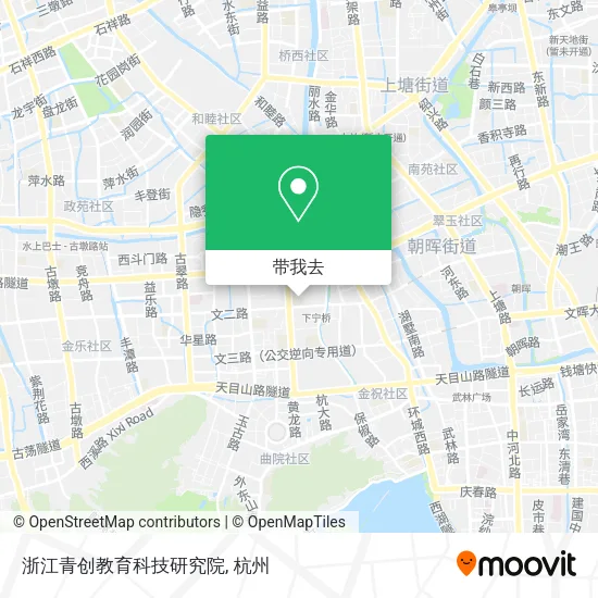 浙江青创教育科技研究院地图