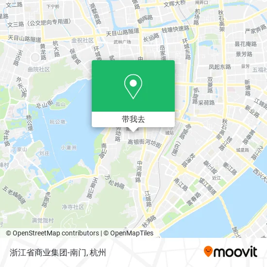 浙江省商业集团-南门地图