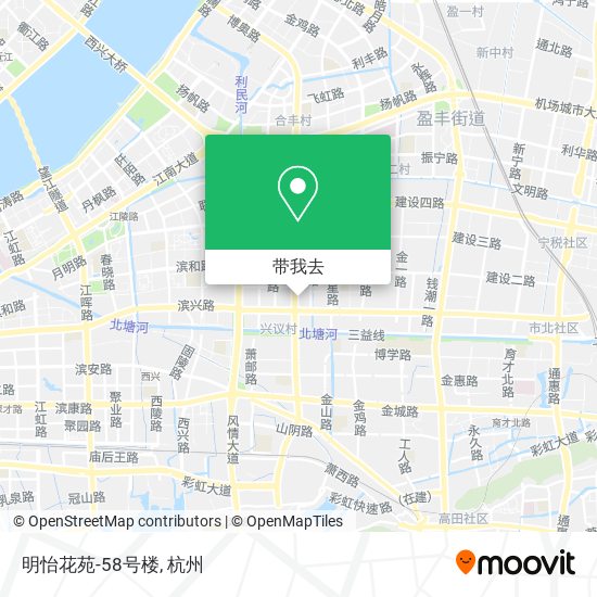 明怡花苑-58号楼地图