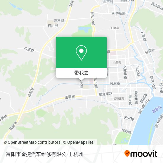 富阳市金捷汽车维修有限公司地图