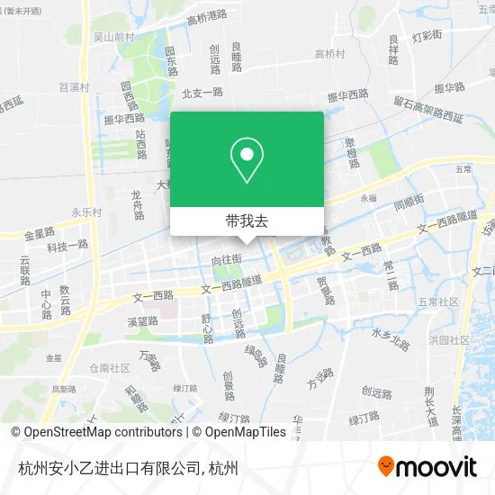 杭州安小乙进出口有限公司地图