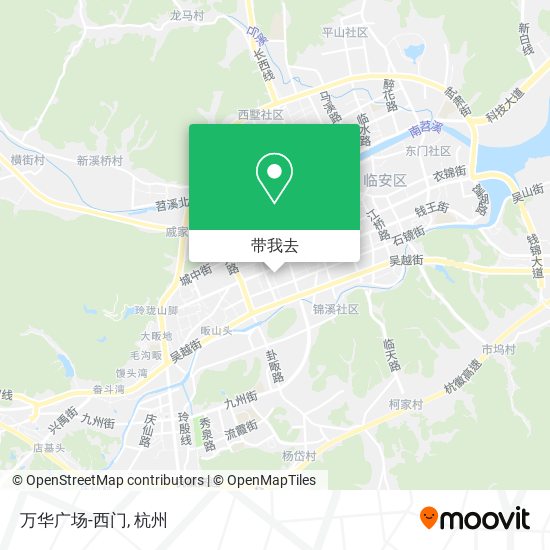 万华广场-西门地图