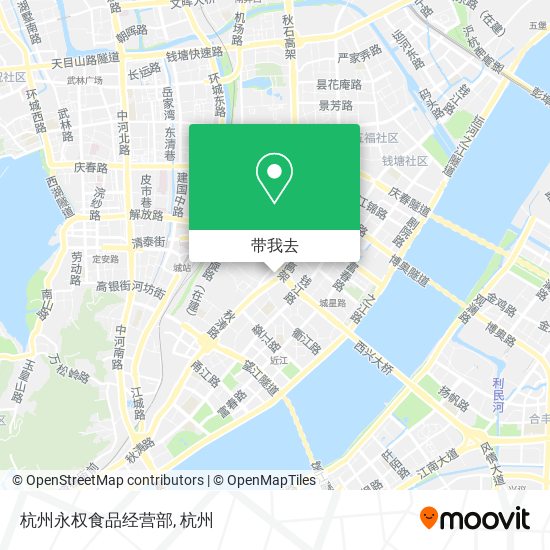 杭州永权食品经营部地图