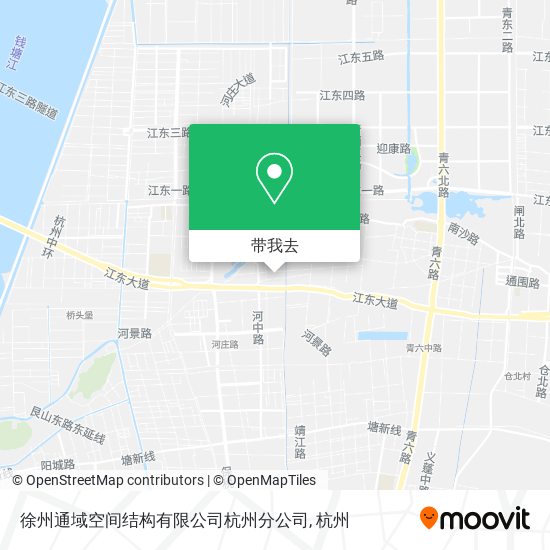 徐州通域空间结构有限公司杭州分公司地图
