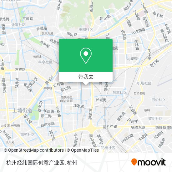 杭州经纬国际创意产业园地图