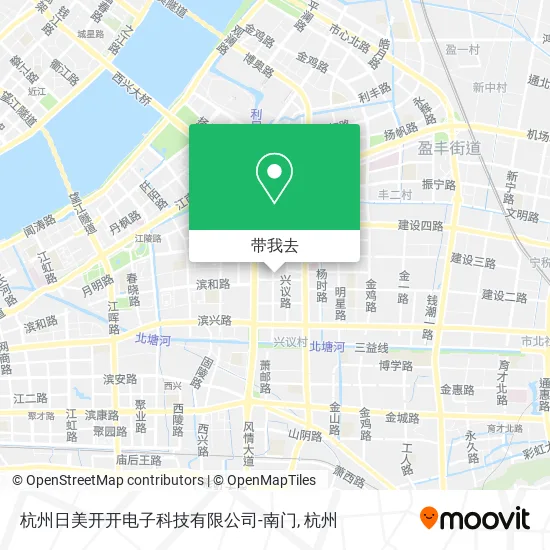 杭州日美开开电子科技有限公司-南门地图