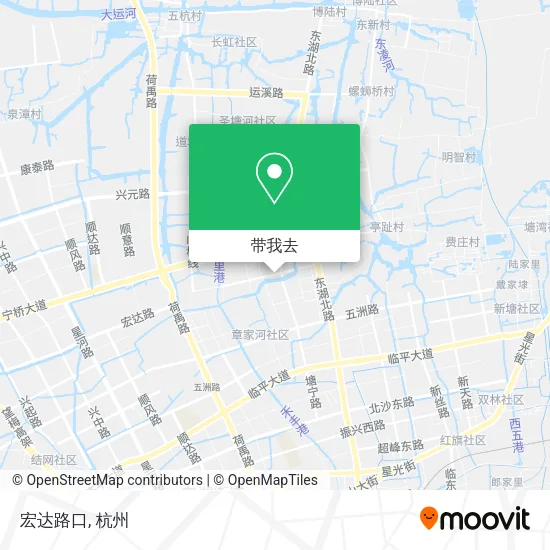 宏达路口地图