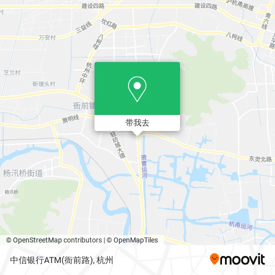 中信银行ATM(衙前路)地图