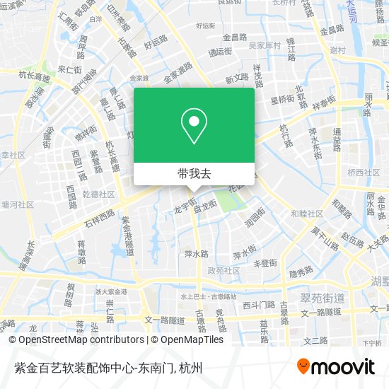 紫金百艺软装配饰中心-东南门地图
