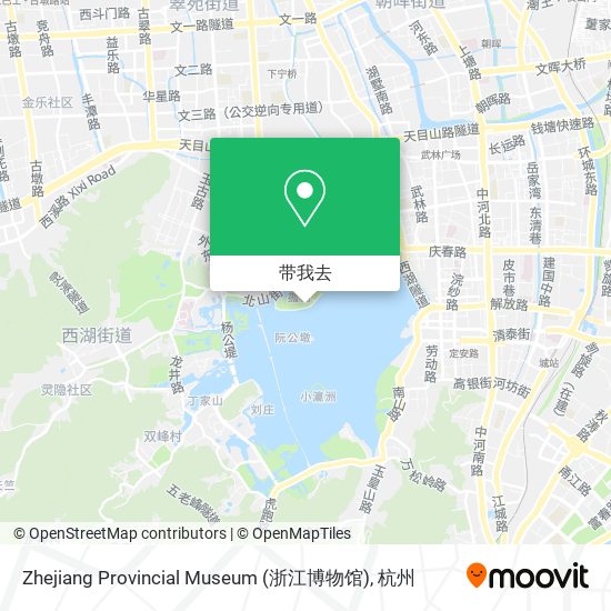 Zhejiang Provincial Museum (浙江博物馆)地图