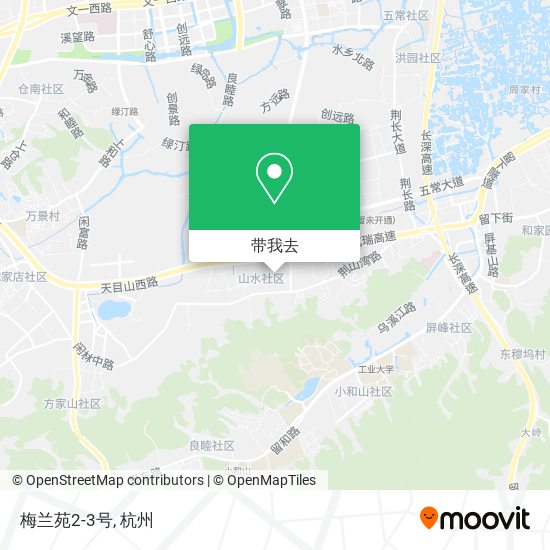 梅兰苑2-3号地图