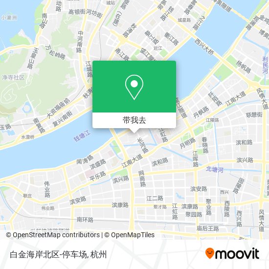 白金海岸北区-停车场地图