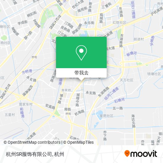 杭州SR服饰有限公司地图