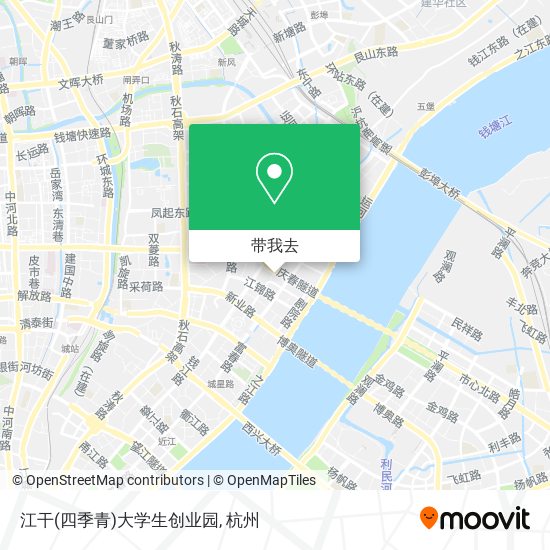 江干(四季青)大学生创业园地图