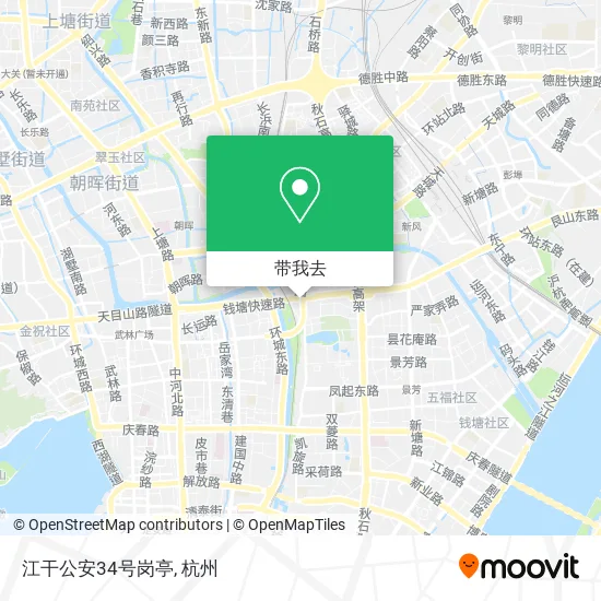 江干公安34号岗亭地图
