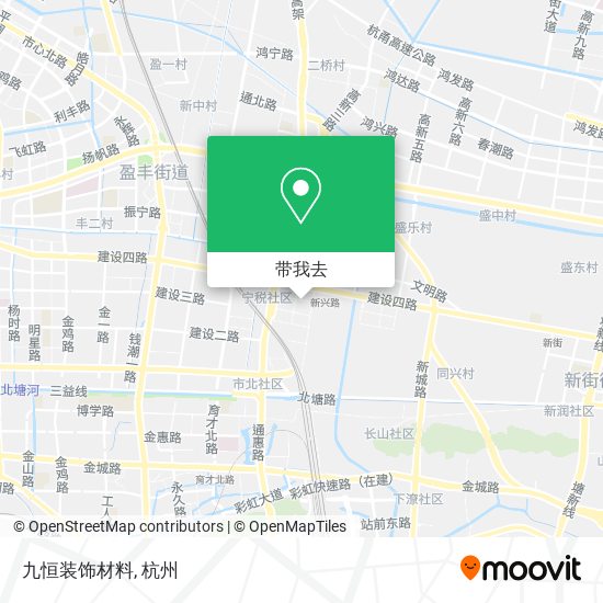 九恒装饰材料地图