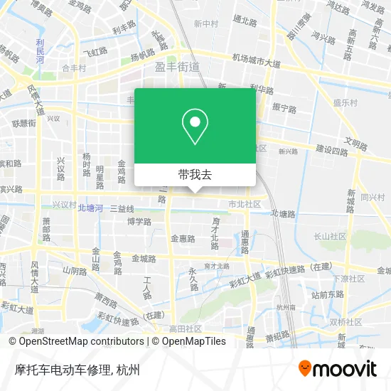 摩托车电动车修理地图