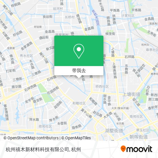 杭州禧木新材料科技有限公司地图