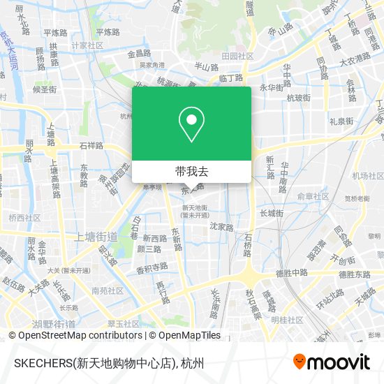 SKECHERS(新天地购物中心店)地图