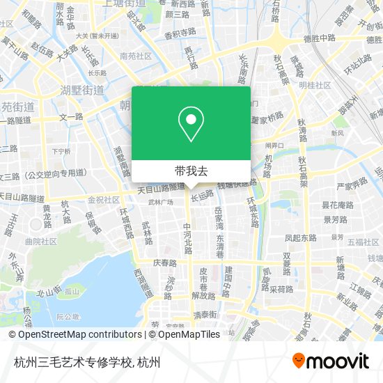 杭州三毛艺术专修学校地图