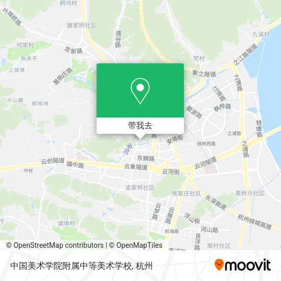 中国美术学院附属中等美术学校地图
