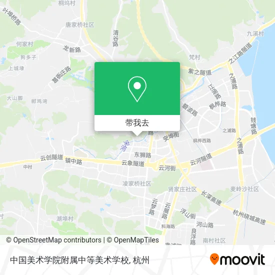 中国美术学院附属中等美术学校地图