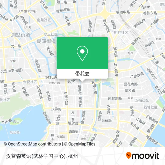 汉普森英语(武林学习中心)地图